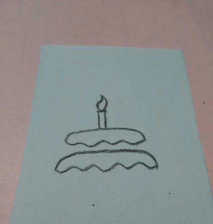 生日蛋糕用簡筆怎麼畫好看