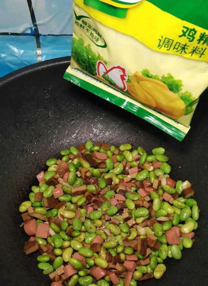 怎樣做美味的毛豆香乾炒火腿