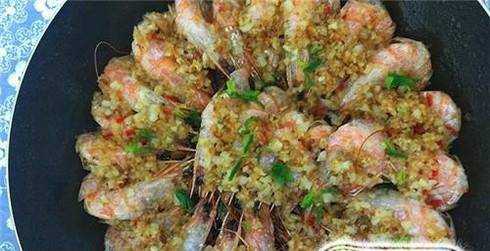 鐵板蒜蓉蝦的做法