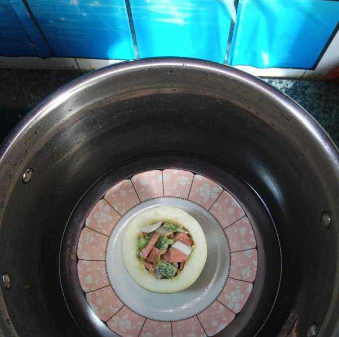 怎樣做美味的洋蔥火腿蒸筍瓜