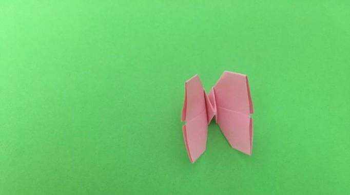 摺紙——可愛蝴蝶結怎麼折