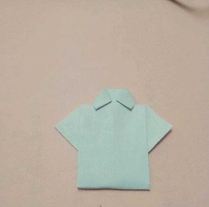 手工摺紙大全——童年回憶小襯衫的做法折法