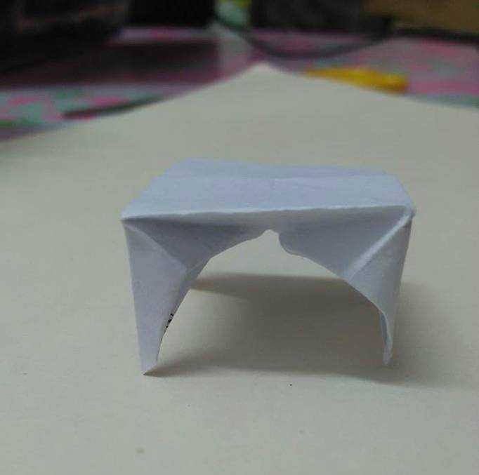簡單的小桌子摺紙