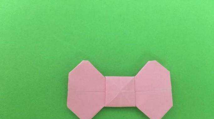 摺紙——可愛蝴蝶結怎麼折