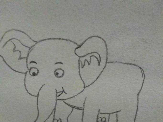 大象簡筆畫教程