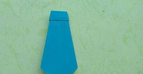如何用紙折一條男士領帶