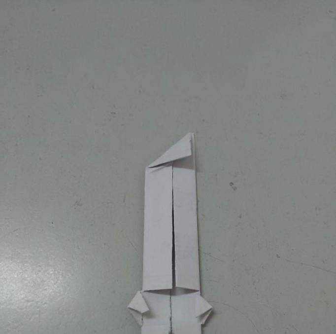 怎麼用紙折小刀