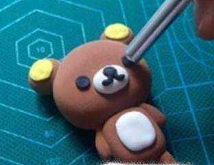 超輕黏土DIY之可愛的小熊掛件