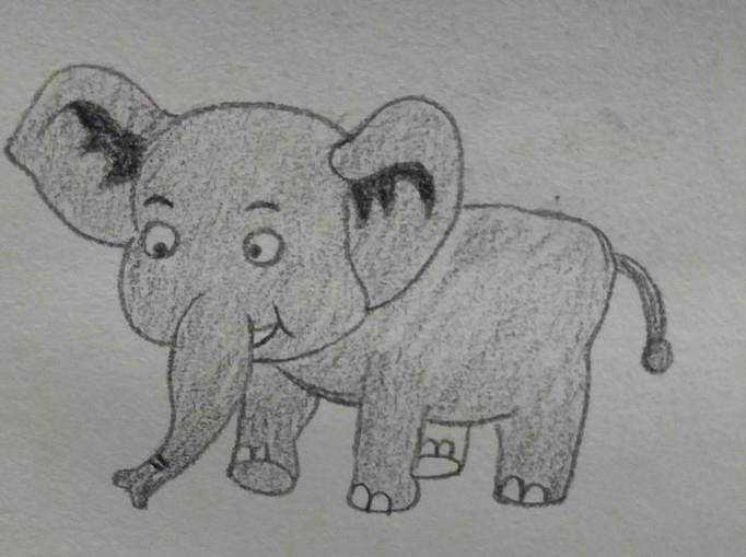 大象簡筆畫教程