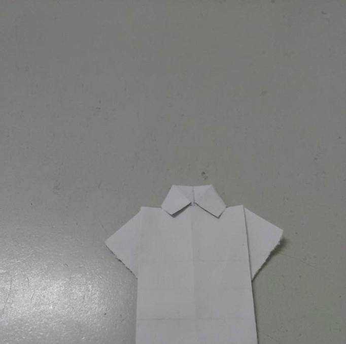 手工摺紙——白襯衫