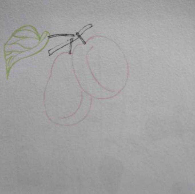 如何畫兒童簡筆畫櫻桃