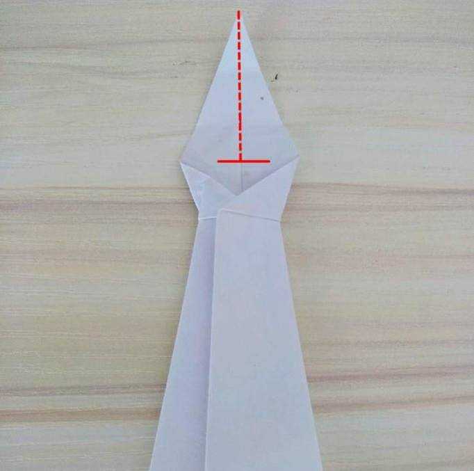 紙領帶的新折法