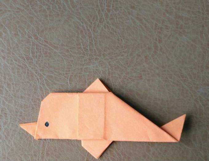 摺紙海豚的方法