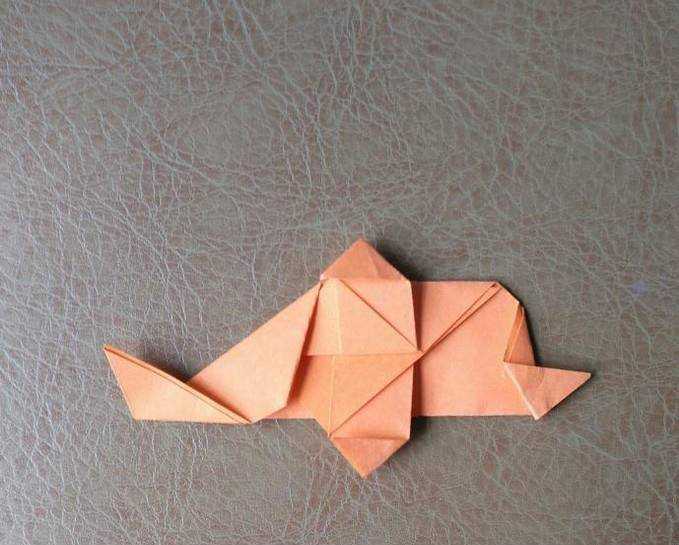 摺紙海豚的方法
