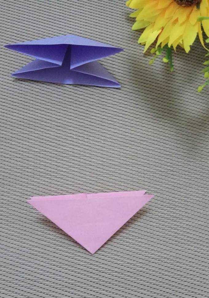 摺紙基礎四--雙三角形折