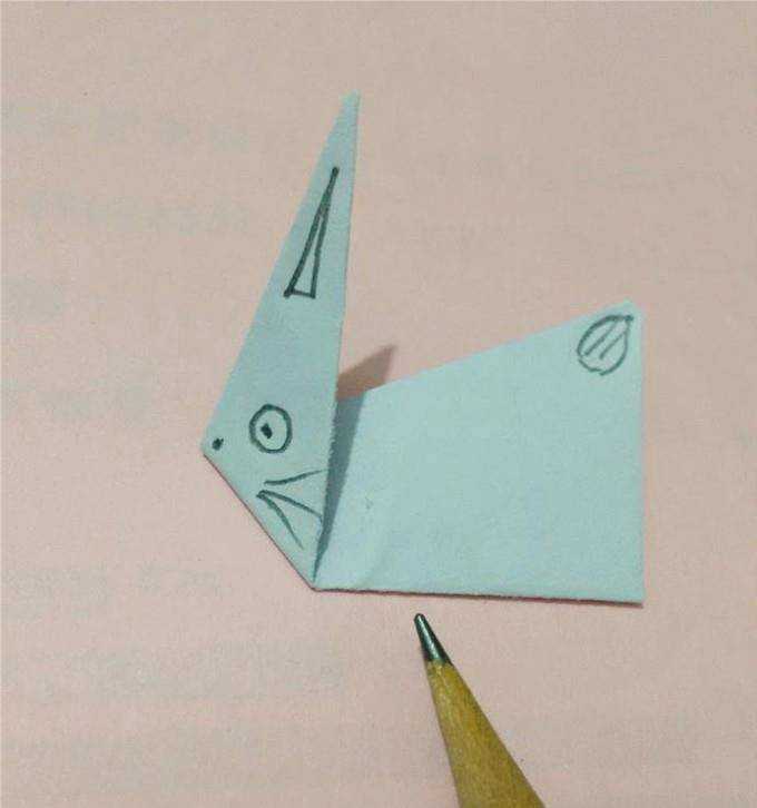 手工摺紙——小兔子
