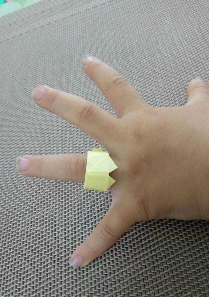 簡易心形指環折法