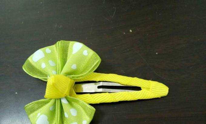 如何用絲帶製作一個蝴蝶結BB髮夾