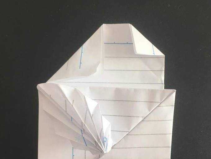 信紙折法——相思葉
