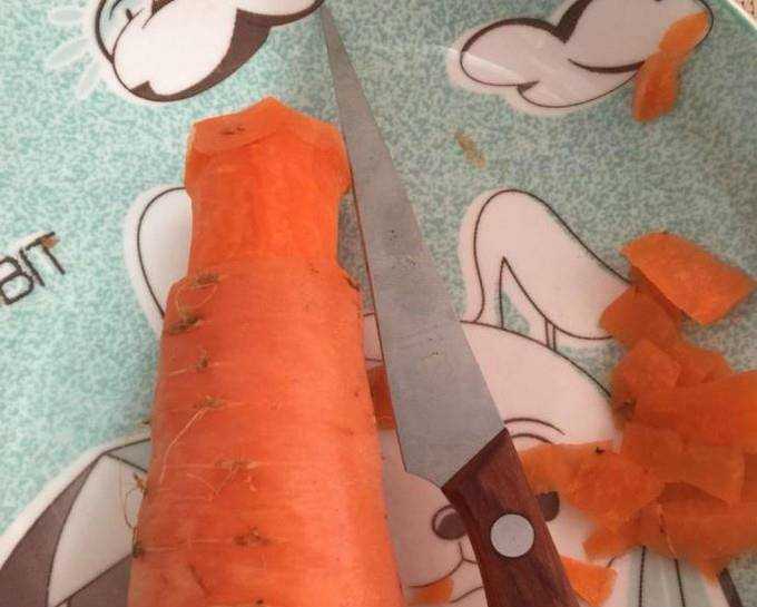 用胡蘿蔔雕刻寶塔