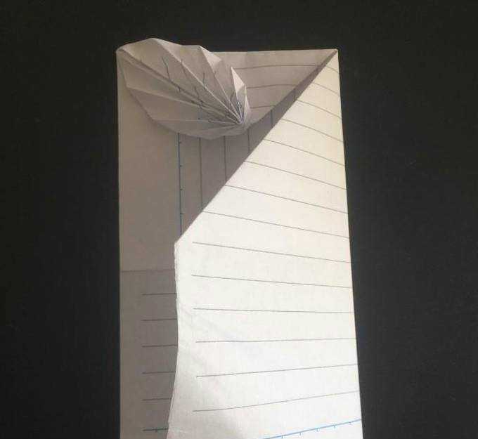 信紙折法——相思葉