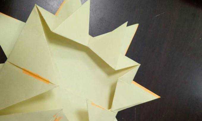 手工DIY摺紙向日葵怎樣用紙折向日葵