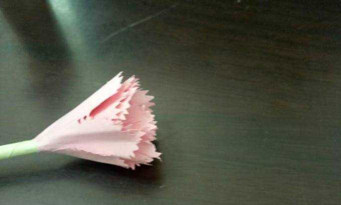 康乃馨用卡紙的製作方法