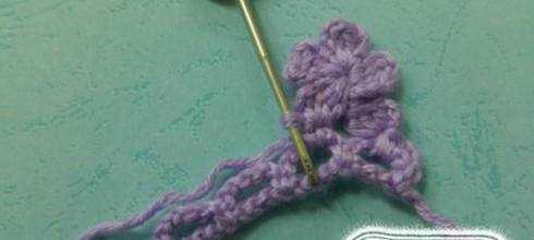 毛衣花邊一的鉤織方法