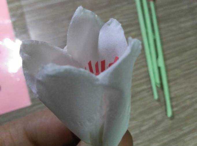 用衛生紙做漂亮的花