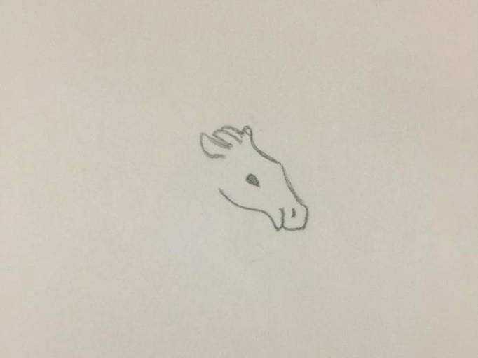 簡筆畫：生肖可愛馬的畫法