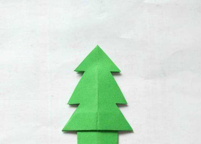 兒童簡易摺紙--大樹