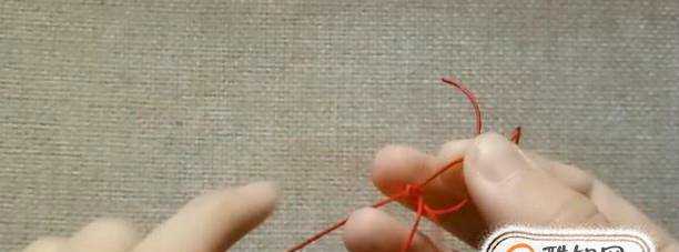 手工繩蝴蝶的編法