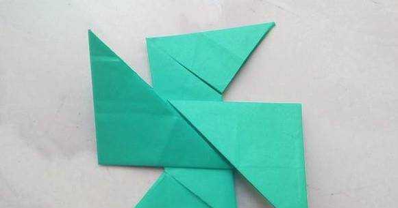 趣味摺紙——飛鏢的折法