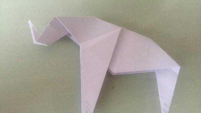 如何做一隻可愛的大象手工摺紙