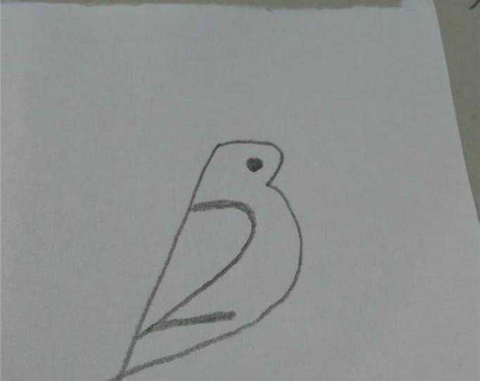 用數字畫小鳥簡筆畫