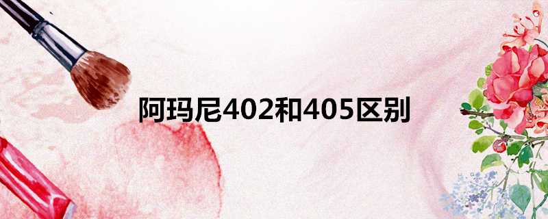 阿瑪尼402和405區別