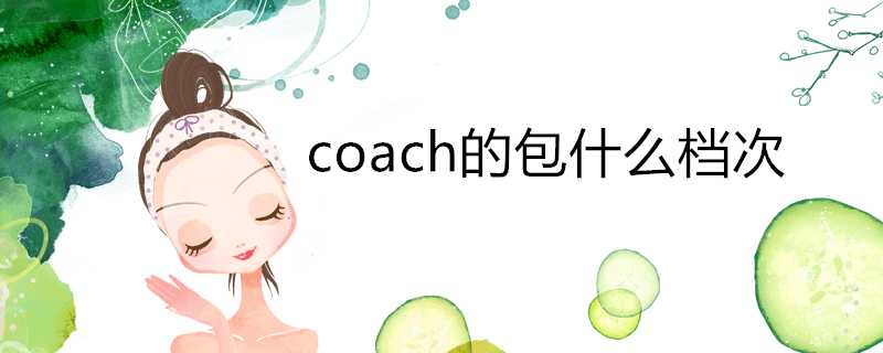 coach的包什麼檔次