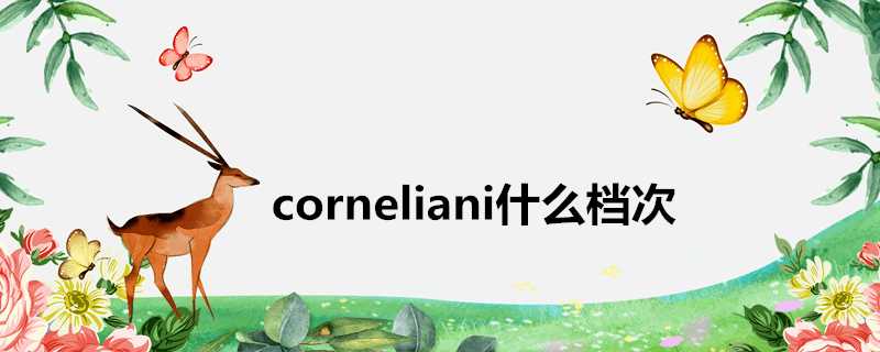 corneliani什麼檔次