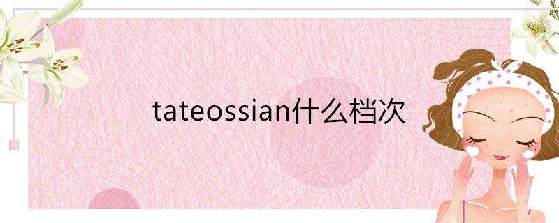 tateossian什麼檔次