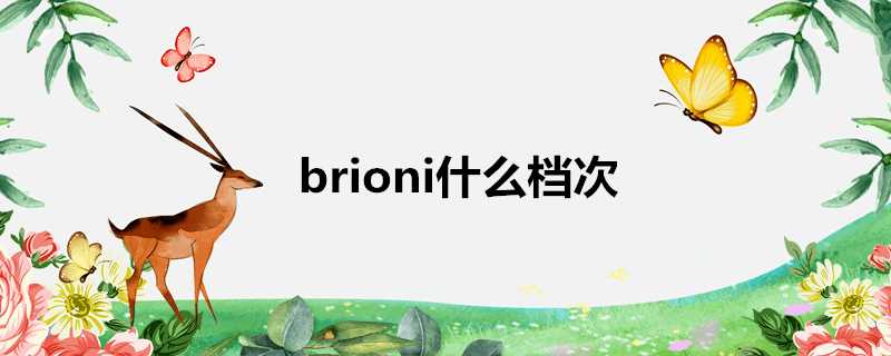 brioni什麼檔次