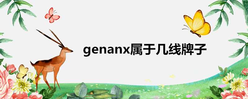 genanx屬於幾線牌子