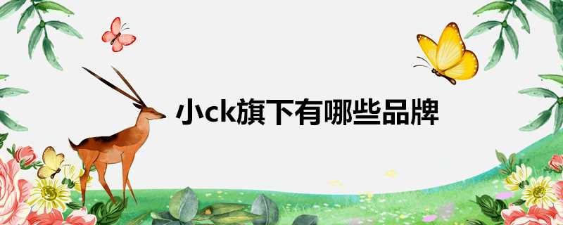 小ck旗下有哪些品牌