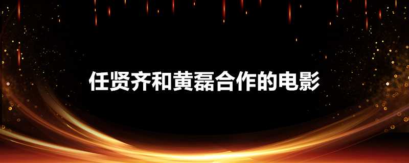 任賢齊和黃磊合作的電影