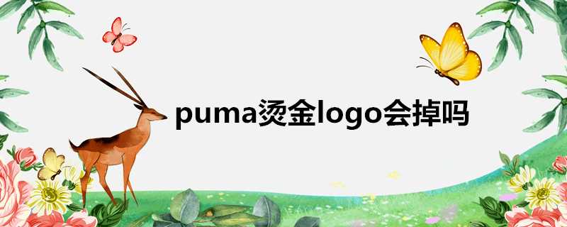 puma燙金logo會掉嗎