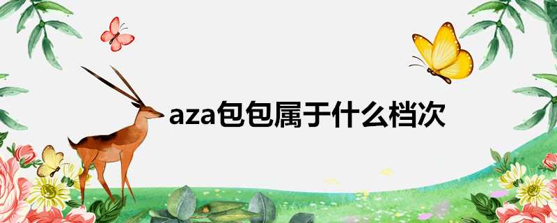 aza包包屬於什麼檔次