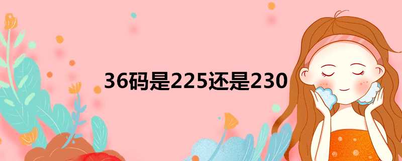 36碼是225還是230