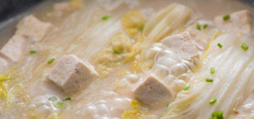 白菜燉豆腐的做法