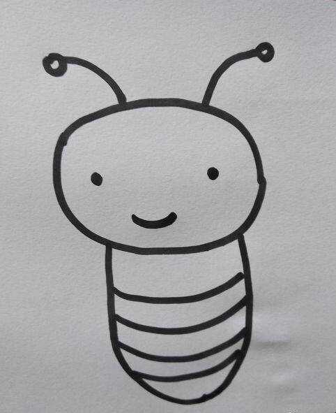 蜜蜂簡筆畫怎麼畫