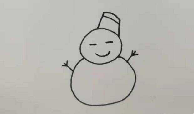 雪人簡筆畫怎麼畫