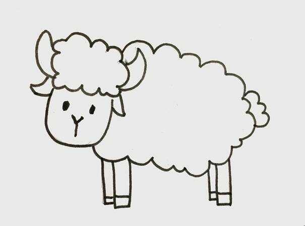 小羊怎麼畫簡單又漂亮